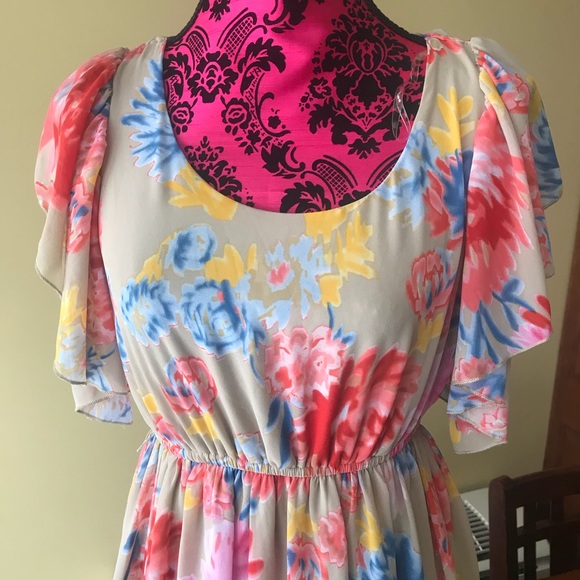 Margo & Sebastian chiffon dress - Picture 2 of 5